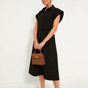 Tuckernuck Size Medium Chloe Midi Dress in Black